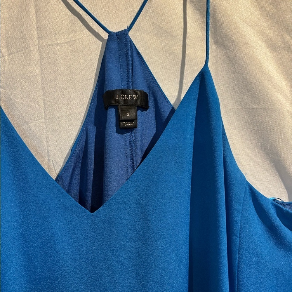 J.Crew Blue Sleeveless Dress